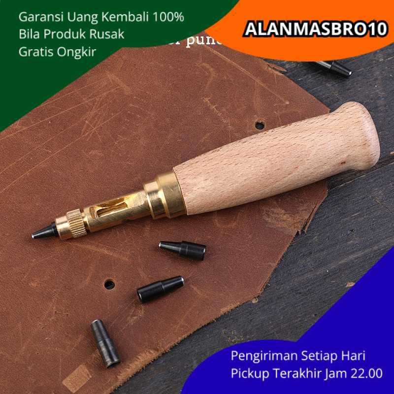 Hole Punch 6 เคล็ดลับ 1 5 4 มม.Precision เข็มขัด Punch เครื่องมือสําหรับสไตล์เข็มขัดหนังเรียบง่ายล่า