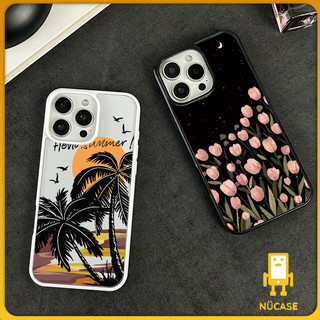 เคสโทรศัพท์ สำหรับ iPhone 11 13 16 ProMax 17 Case iPhone 13 14 15 ProMax 12 13 ProMaxคาลาและทะเล อะคริลิค 2 in 1 การ์ตูน