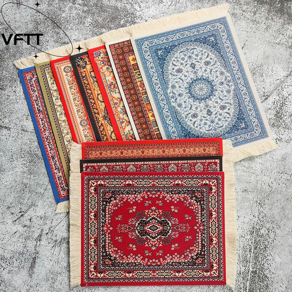 VFTT 1 ชิ้น Mousepad คอมพิวเตอร์โฮมออฟฟิศ Craft Water Coaster ทนทานแท็บเล็ต Mat Persian Rug สไตล์