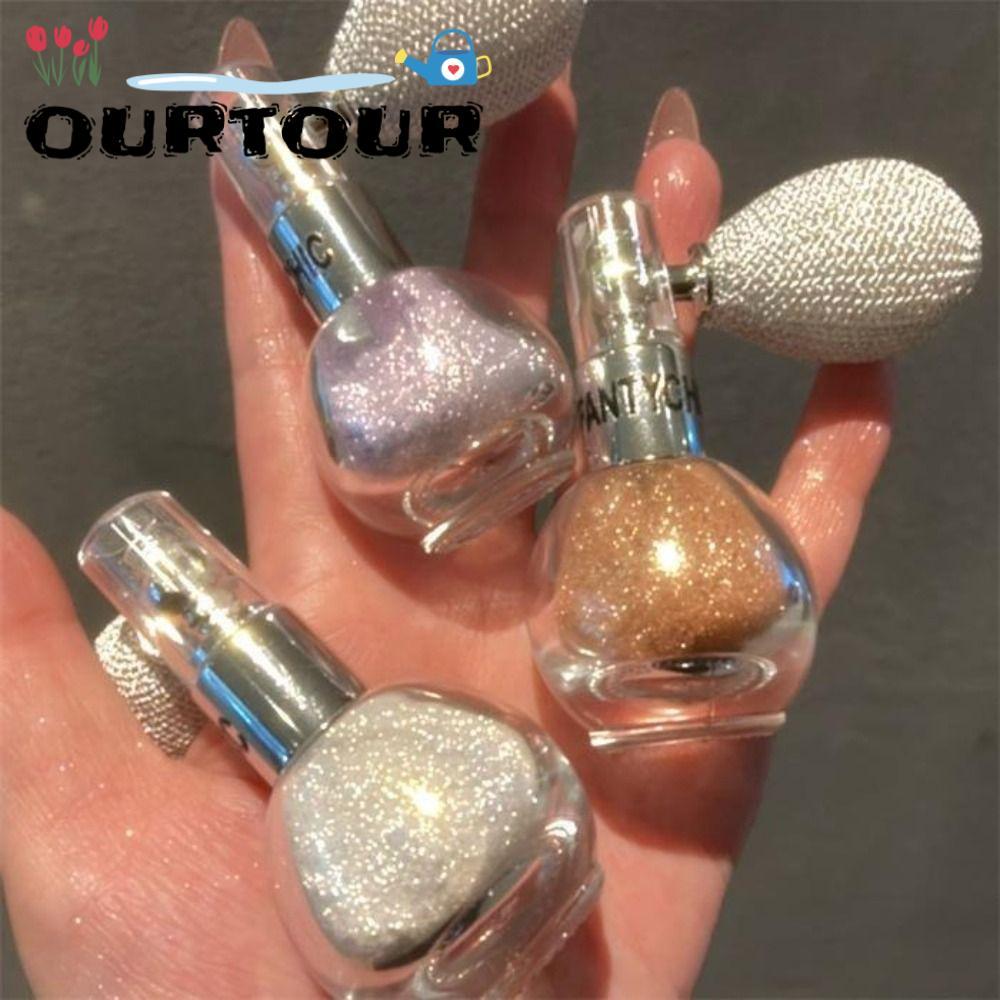 URTOUR Diamond High Gloss Glitter Spray Fine Shimmer Air Bag Shiny Powder Brightening Fragrance-Infu