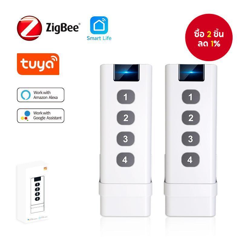 Tuya Zigbee Handheld 4-Key Scene Switch Smart Home App ปรับแต่ง Scenarios
