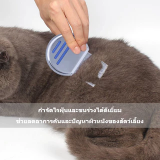 หวีสางเหา ซี่ถี่มากหลุดทั้งตัวทั้งไข่ สแตนเลสแท้ แข็งแรง สำหรับสัตว์เลี้ยง สุนัข แมว กำจัดเหา ไรฝุ่น ขนร่วง ปลอดภัย ไม่เจ็บผิวหนัง ใช้งานง่าย ทนทาน ไม่สนิม สวยงาม จัดระเบียบขนได้ดี