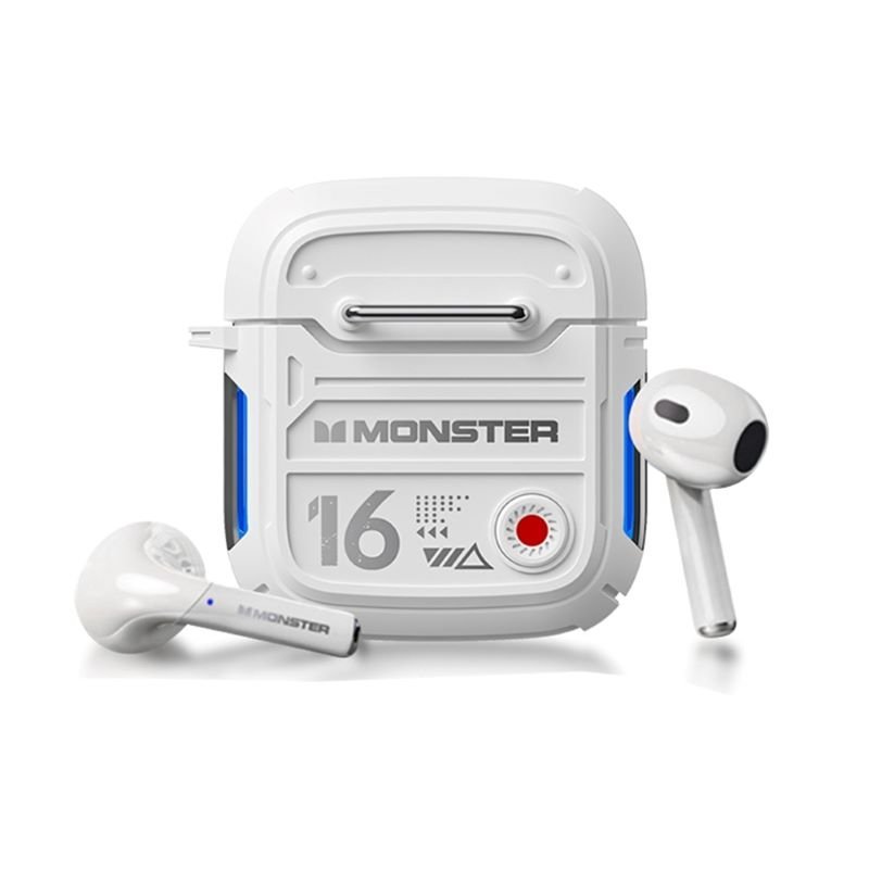 MONSTER หูฟังไร้สาย รุ่น AIRMARS XKT16 สีขาว