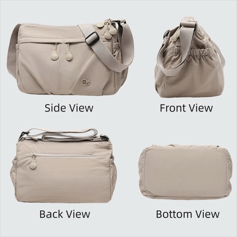 UMISTYDREAM กระเป๋าสะพายข้าง กระเป๋าสะพายความจุขนาดใหญ่ - รูปที่ 4