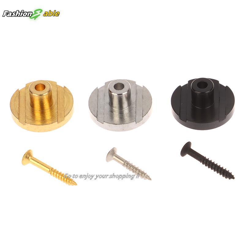 แฟชั่น.shop03 รอบสไตล์ String Tree String Retainer พร้อมสกรูยึดสําหรับเบสกีตาร์ไฟฟ้า String Retainer