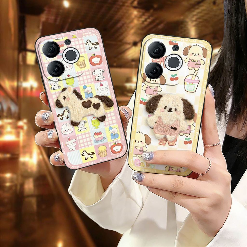 เย็บปักถักร้อยป้องกันฝุ่นเคสโทรศัพท์สําหรับ itel A80/A671LC ออกแบบแฟชั่นกันกระแทก TPU กันน้ําซิลิโคน