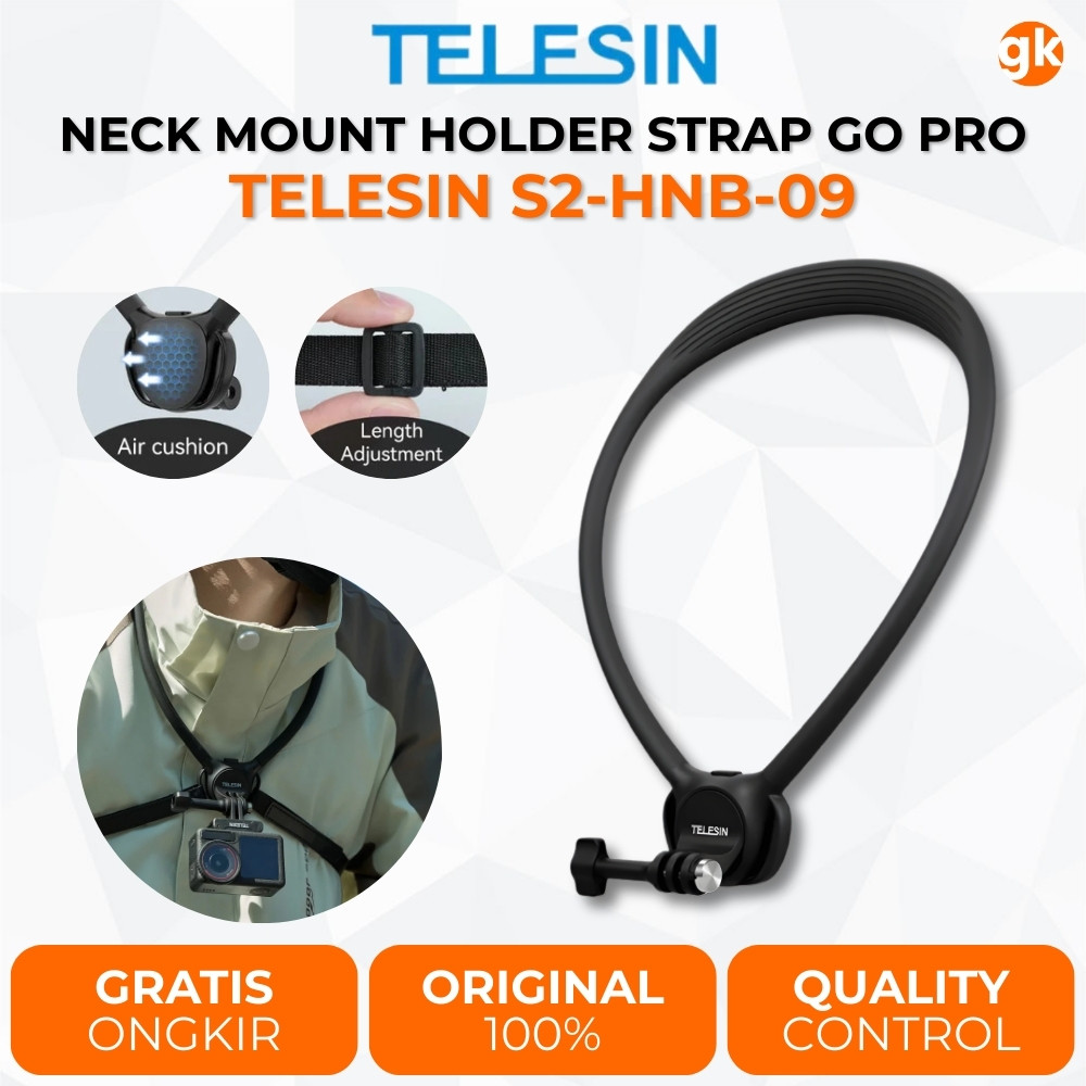 TELESIN U-Neck Holder Mount SE สร้อยคอคอวงเล็บ GoPro และสมาร์ทโฟนแม่เหล็ก HP POV HNB-09