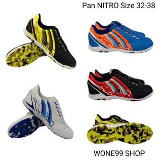 PAN NITRO รองเท้าฟุตซอลแพน PF14NA รุ่นใหม่ล่าสุด พื้นลาย