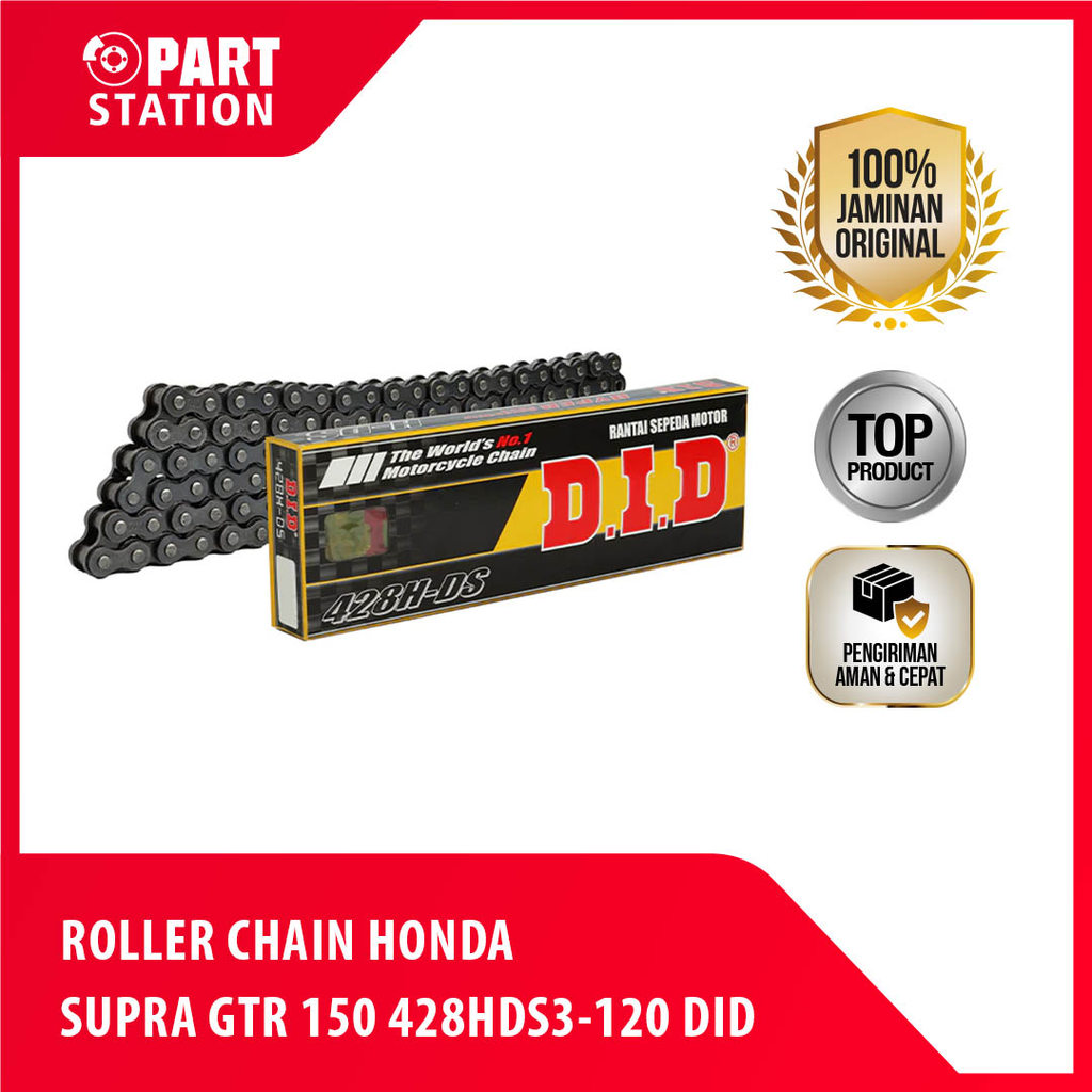 Original DID 428HDS3-120 Honda Supra GTR 150 โซ่รถจักรยานยนต์