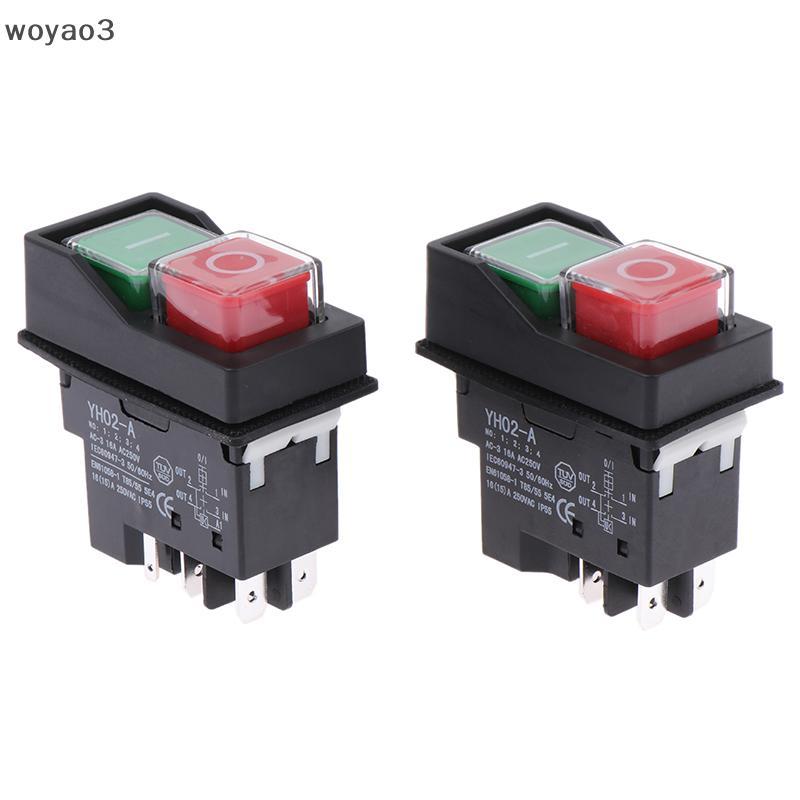 [WY3] สวิตช์ปุ่มกดแม่เหล็กไฟฟ้า เครื่องสตาร์ท อุปกรณ์เครื่องมือ สวิตช์กันน้ํา ความปลอดภัย ความปลอดภั