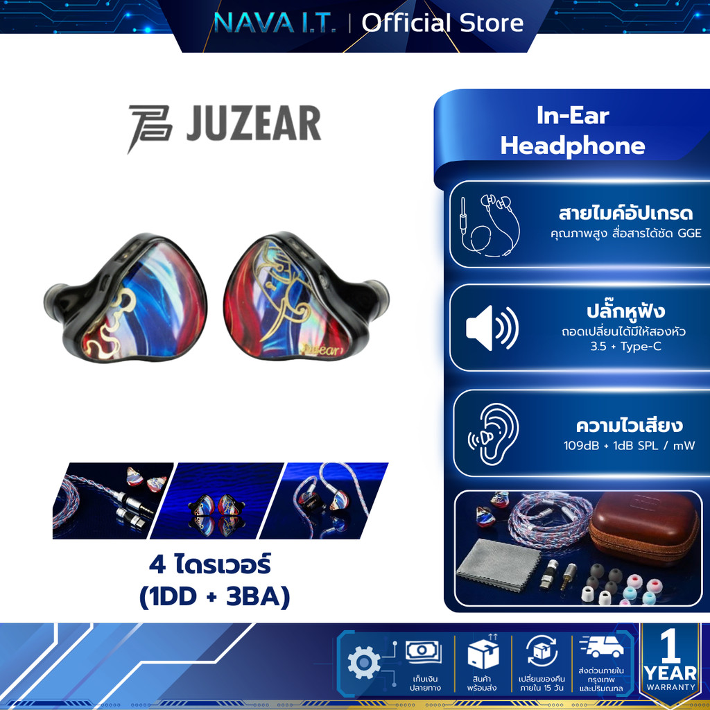 JUZEAR DEFIANT THAILAND 4 ไดรเวอร์ 1DD +3BA