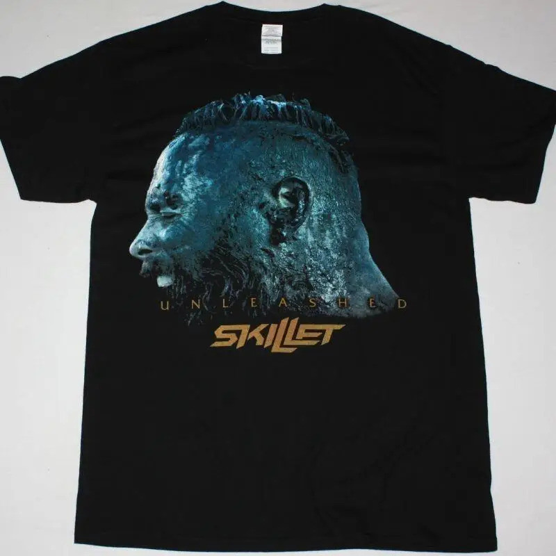 เสื้อยืด Retro Skillet Band Unleashed สีดำ ไซส์ S ถึง 5XL รุ่น 7D1851