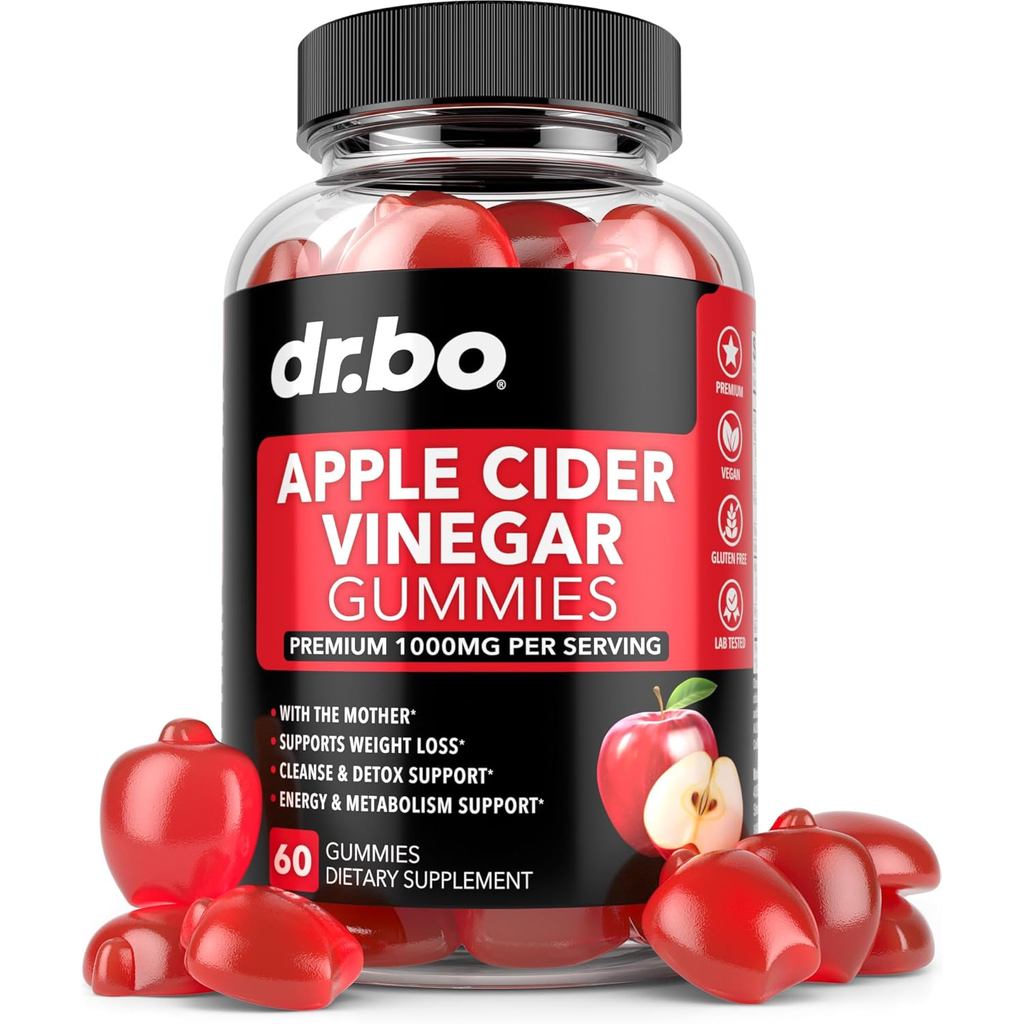 ACV Gummy พร้อม ACV Apple Cider Vinegar-สนับสนุนลดน้ําหนักเกรดสูง ส่งเสริมการย่อยอาหารและลําไส้ Heal