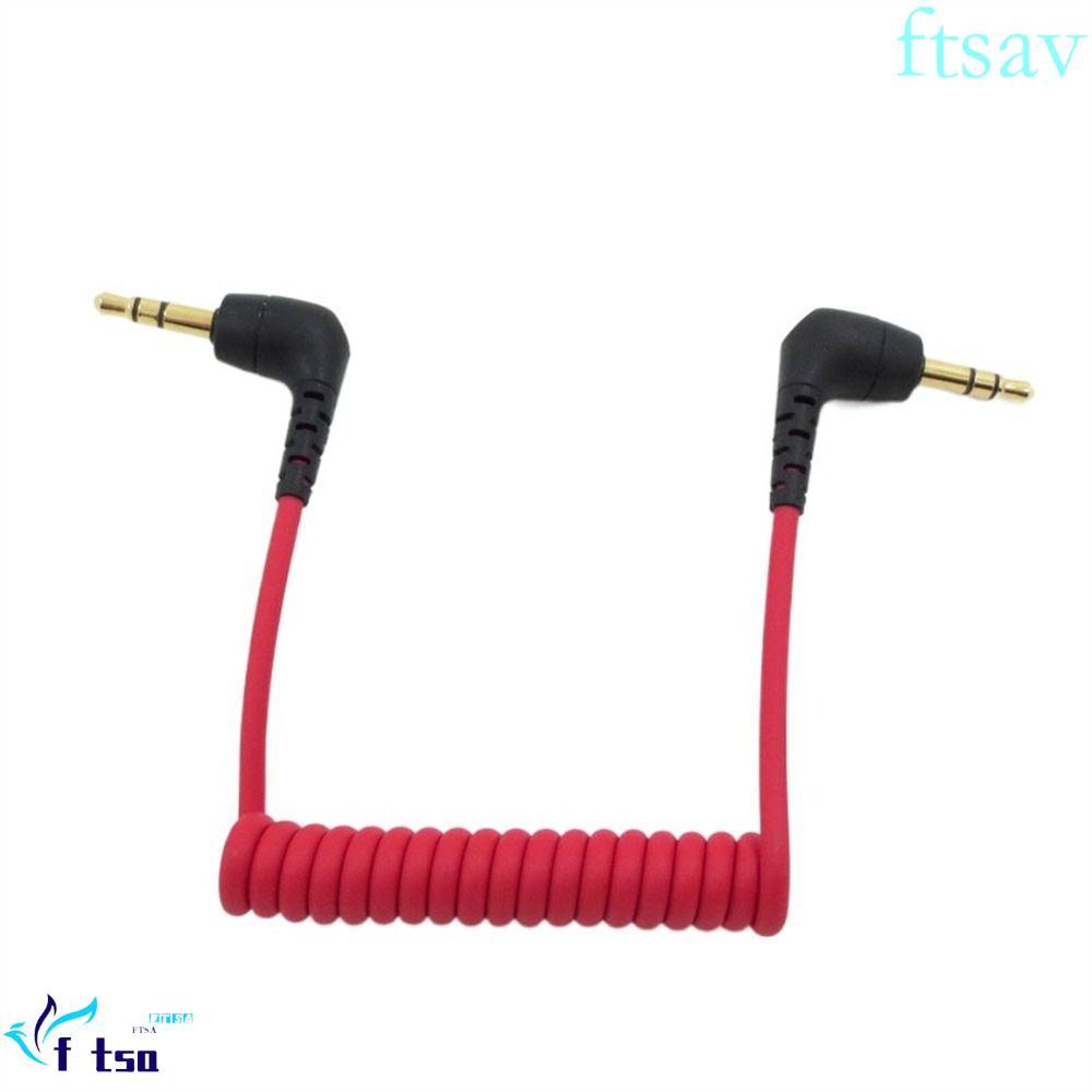 SWIFTSAVER TRS ถึง TRS สายเคเบิลอุปกรณ์เสริมสําหรับกล้องสายไมโครโฟนการเชื่อมต่อสายไฟกล้องอุปกรณ์ทนทา