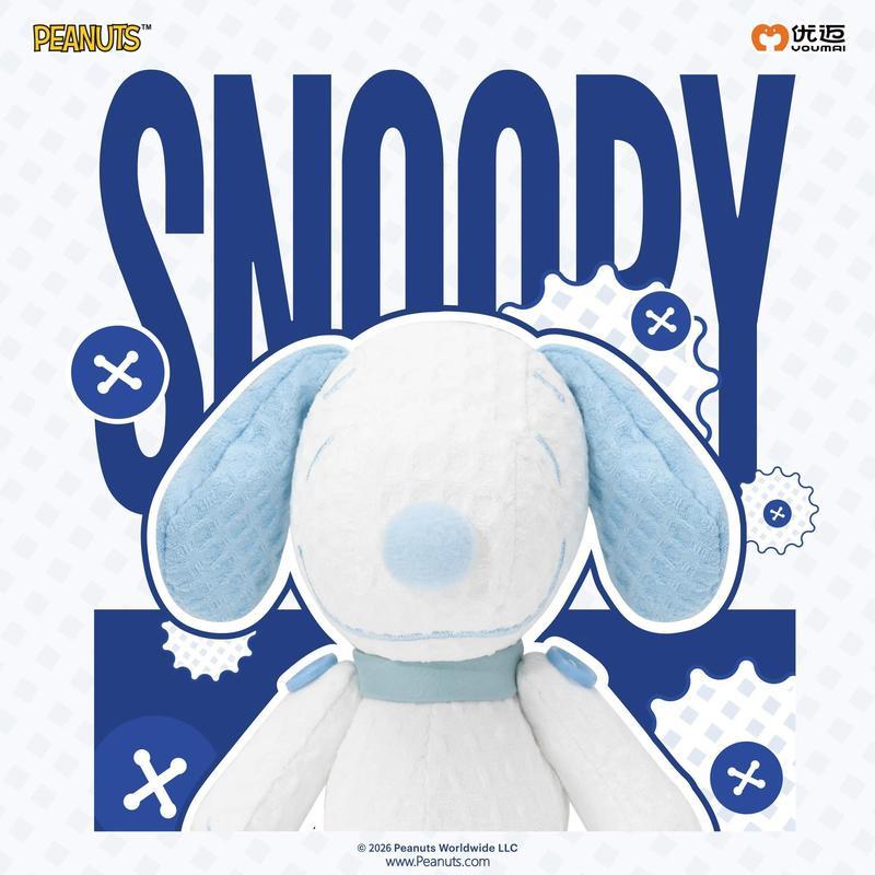 Youmai ของแท้ Snoopy Fun Play Button Series จี้ตุ๊กตากล่องลึกลับ Snoopy Xiaguang ตุ๊กตาปุ่มห้อยกระเป
