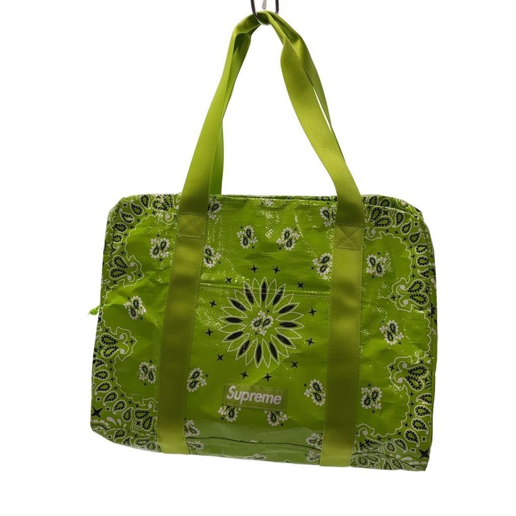 Supreme Tote Bag Purse Shoulder missing Bandana tarp large duffle GRN Direct from Japan Secondhand