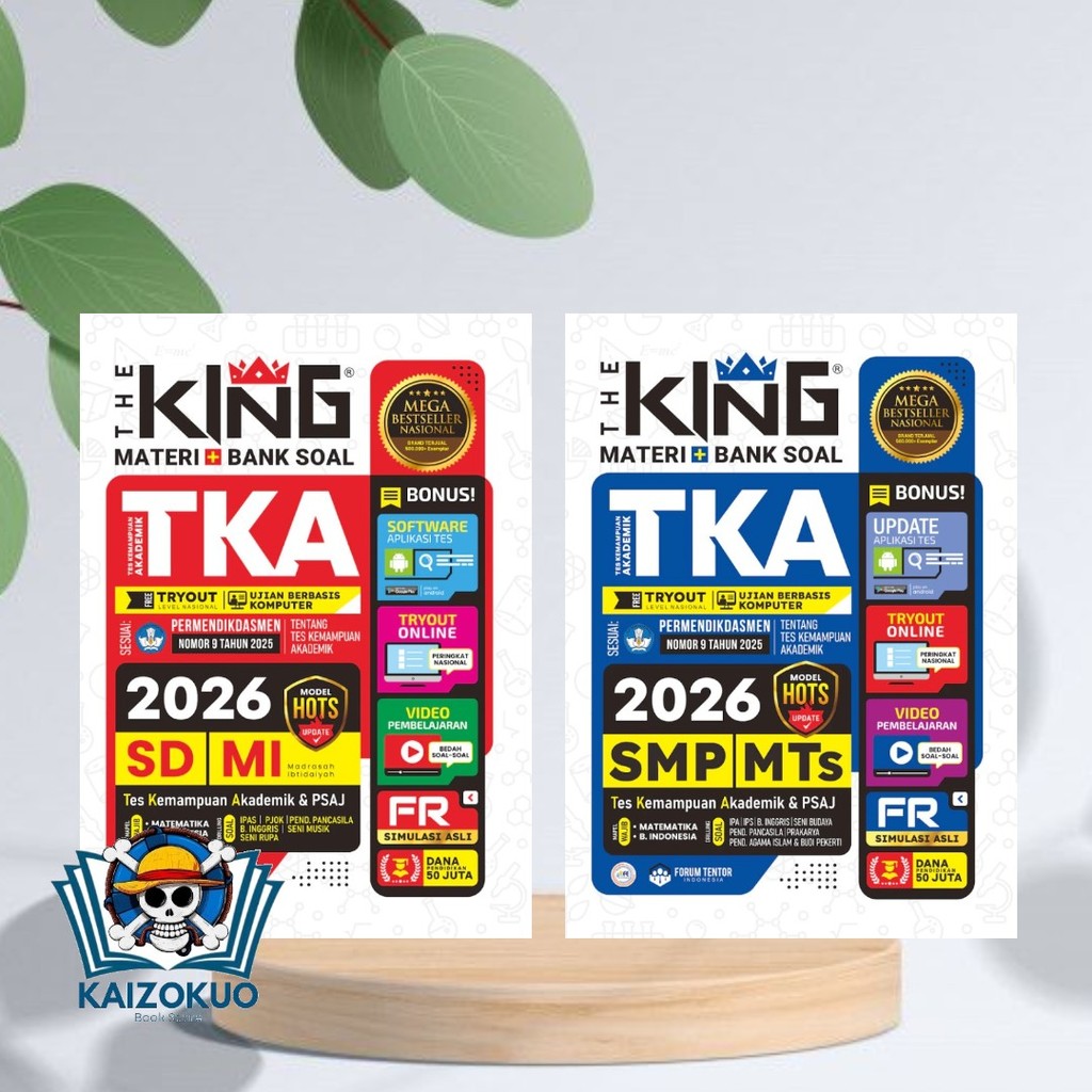KING TKA SD 2026 | KING TKA SMP 2026 | COMPETENCY TKA SD 2026 | เข็มทิศ TKA SMP 2026 - ACADEMIC EDUC