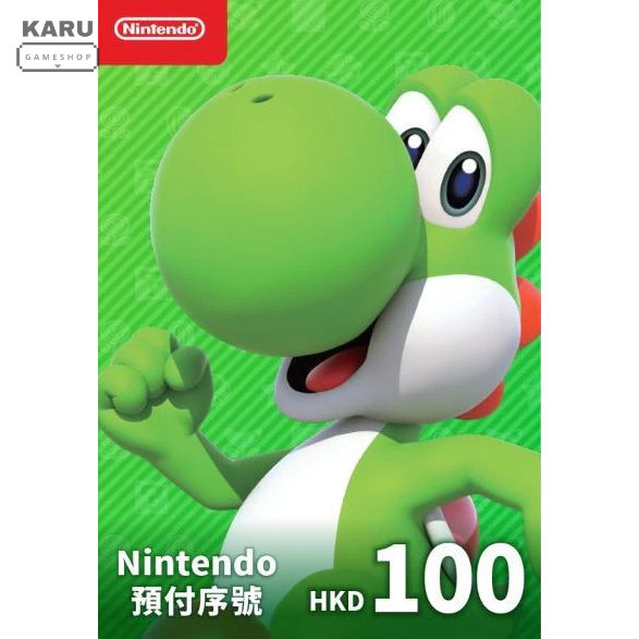 [พร้อมส่ง] มือ 1 Nintendo eShop : 100 HKD สำหรับ Nintendo Switch / Switch 2 โซนฮ่องกง