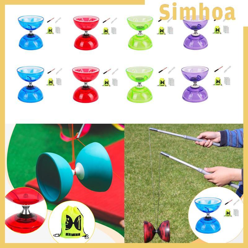 [SIMHOA] ชุด Diabolo จีน Triple Bearing Sturdy Fun แบบพกพาคลาสสิกใช้งานได้จริง