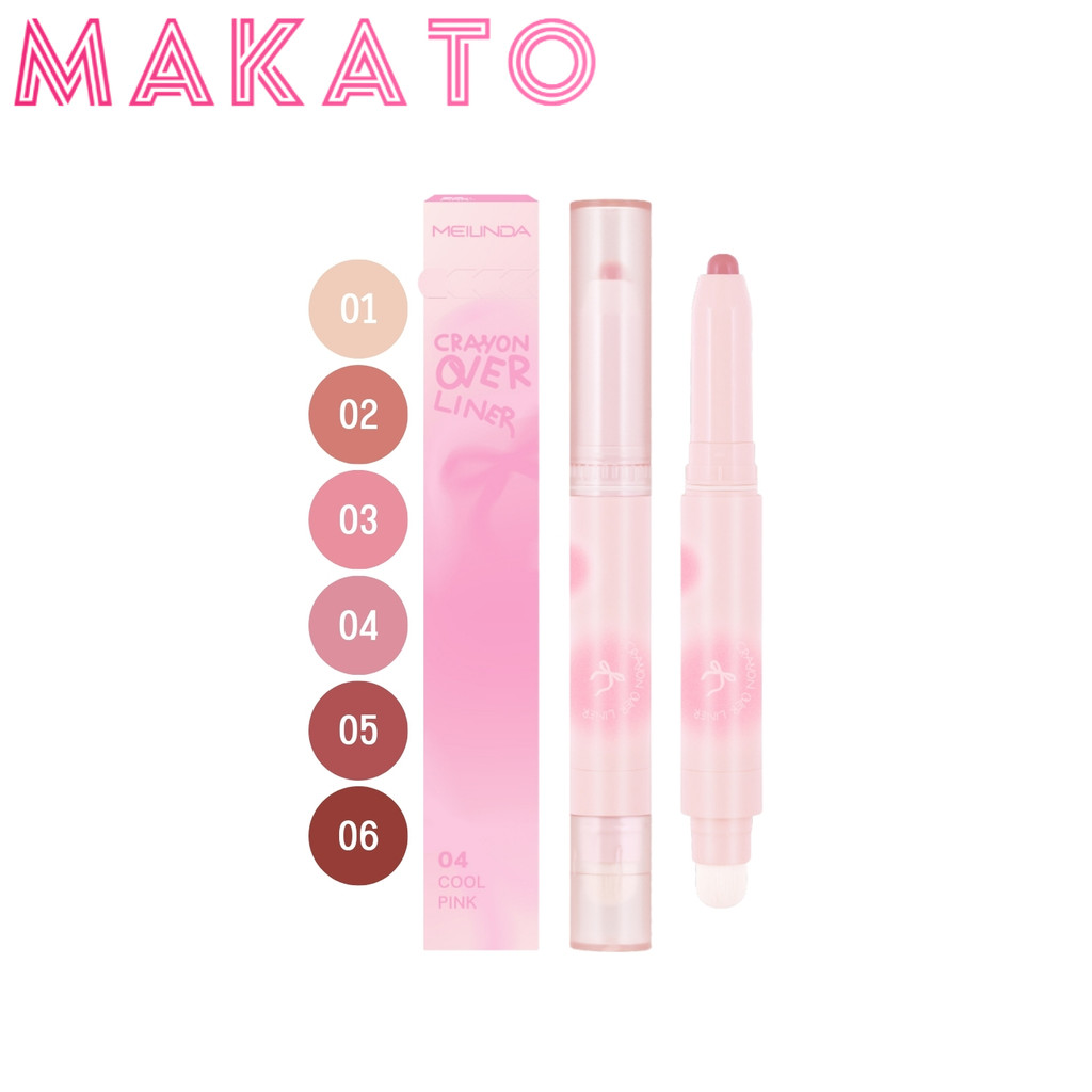MEILINDA Crayon Over Liner เมลินดา ลิปไลน์เนอร์ เนื้อนุ่ม เขียนง่าย สีสวย ลิป เขียนขอบปาก 1 แท่ง