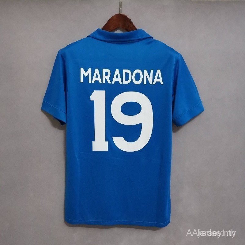 Retro Napoli เสื้อฟุตบอล 89-90 Jersey สำหรับผู้ชาย