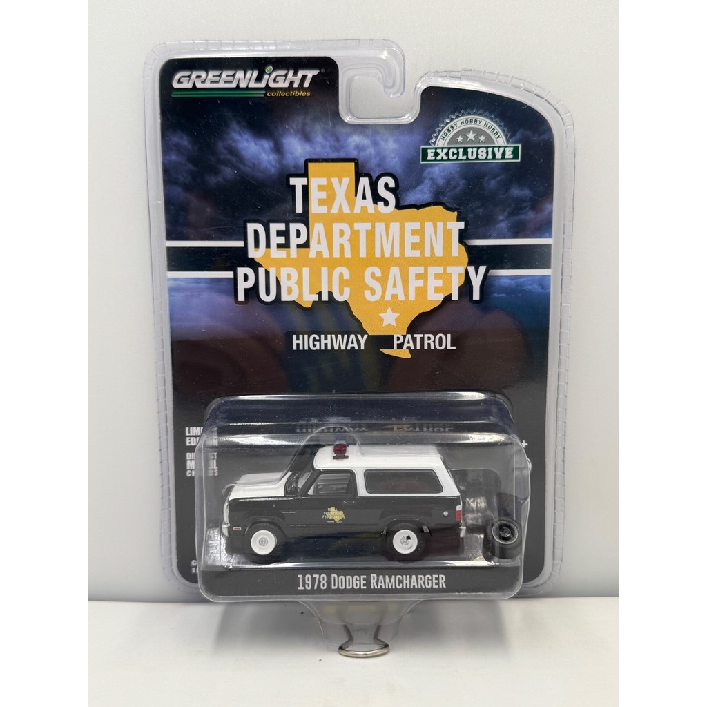 1: 64 GREENLIGHT DODGE RAMCHARGER GREENLIGHT DODGE RAMCHARGER Green Light DODGE USA Texas State Poli