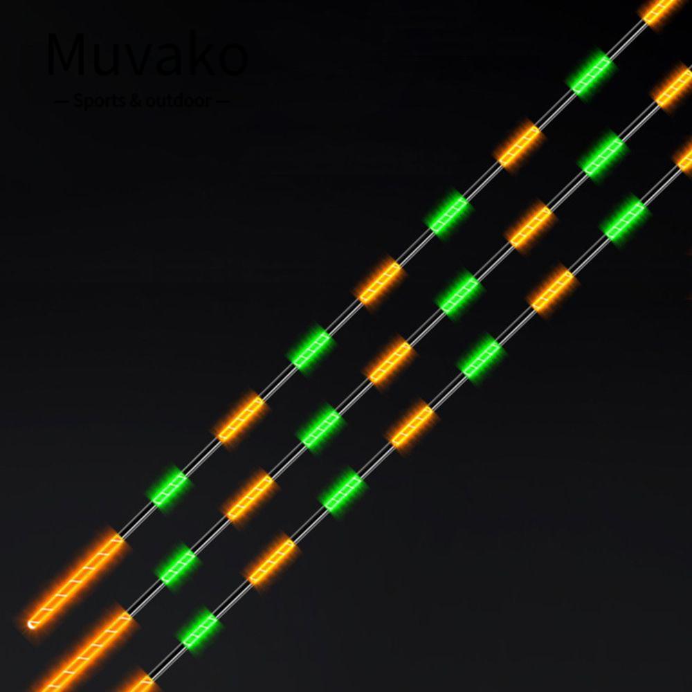 MUVAKO ทุ่นลอยอิเล็กทรอนิกส์ Strike มีไฟท้ายเปลี่ยนสี