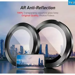 iRon Ring ฟิล์มเลนส์กล้อง For Vivo V70 5G Y04 Y04S Y05 Y11D ฟิล์มวงแหวนป้องกันรอยเลนส์กล้อง ฝาครอบกระจกกล้อง