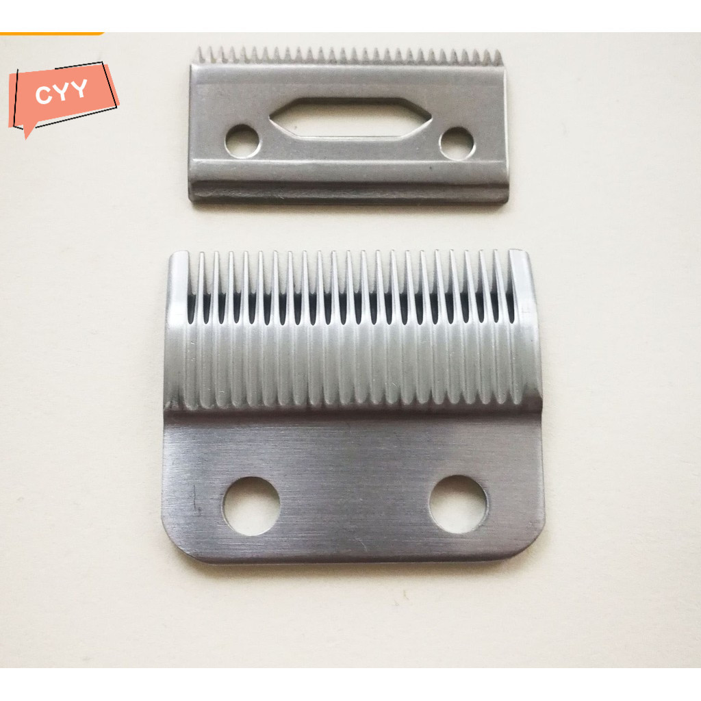 GWGF Golden Silver Hair Clipper Blade Professional High Carton Steel Clipper Trimmer Hair Cutting Bl