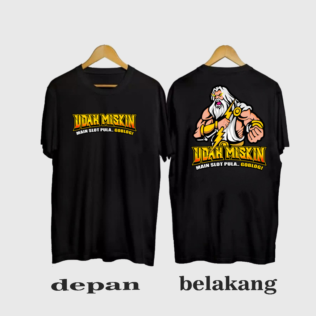 เสื้อยืด ALREADY MISKIN MAIN SLOT PULA / COTTON COMBED 30S TSHIRT