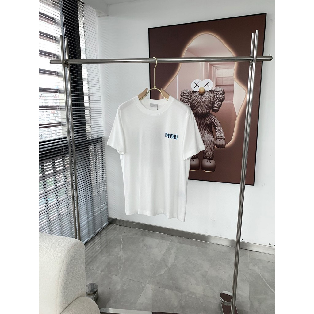 DIO * R2026 Star Classic Round Neck Short-Sleeved T-Shirt Men Women Simple Basic Two Books Online Ne