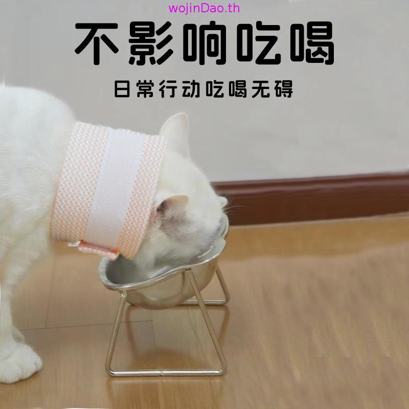 คอลล่าแมวกันเลีย คอลล่าแมว Scratch สัตว์เลี้ยง Anti-Object คอคอคอ Protector Licat Isabelle Farmon Be