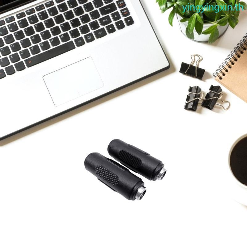 YIN Essential แล็ปท็อปอะแดปเตอร์จ่ายไฟเคล็ดลับแบบพกพา DC5521 ถึง DC5 5x2 1 ตัวแปลงอะแดปเตอร์ขั้วต่อส