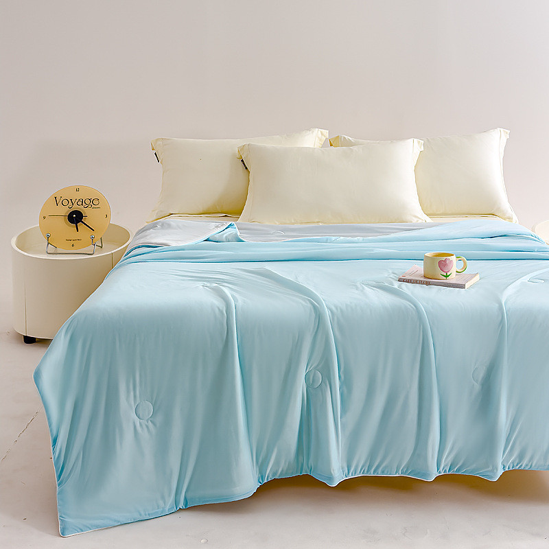 Class A Maother Baby Grade Cool Silk Cool Quilt เด็กเครื่องปรับอากาศผ้านวมผ้าไหมน้ําแข็งผ้านวมบาง Co