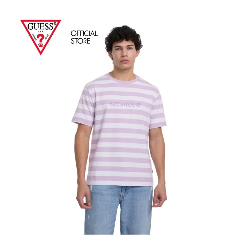 GUESS MEN เสื้อยืด รุ่น M4YI84K9XF1  สีม่วง