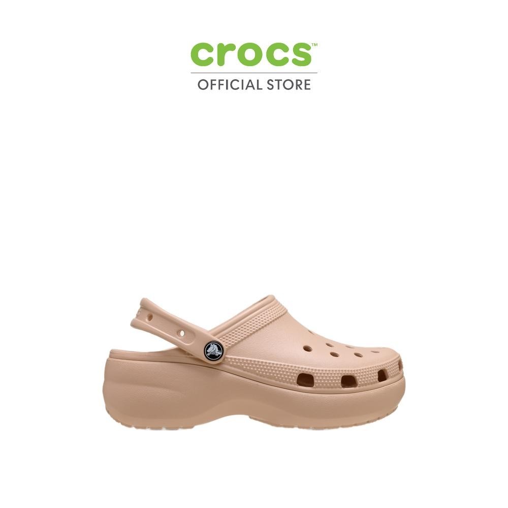 CROCS รองเท้าลำลองผู้หญิง CLASSIC PLATFORM CLOG รุ่น 206750-7AF - PINK CARAMEL