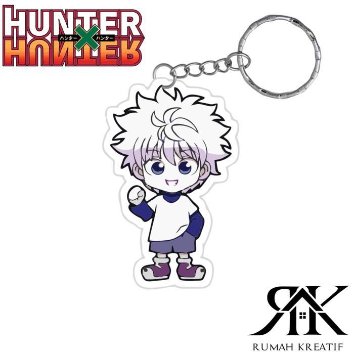 Gantungan Kunci KILLUA Hunter X Hunter - Gantungan Kunci Anime - Gantungan Kunci Akrilk - KeyChain H