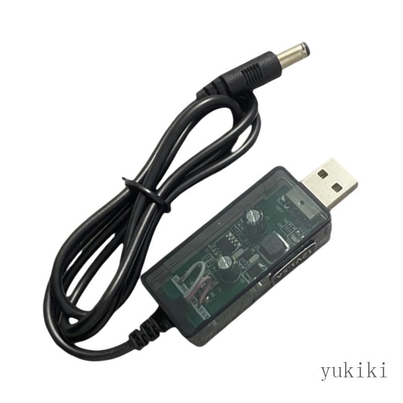 Kiki Relivation USB 5V เป็น DC12V สายแปลง USB เป็น DC12V Boost Cable สําหรับเราเตอร์