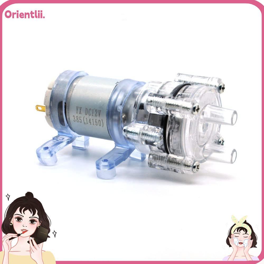 ORIENTTK Self Priming, R385 เครื่องใช้ในบ้านปั๊มไดอะแฟรม, ทนทาน EK1970 DC 6V ถึง 12V Micro Pump Cool