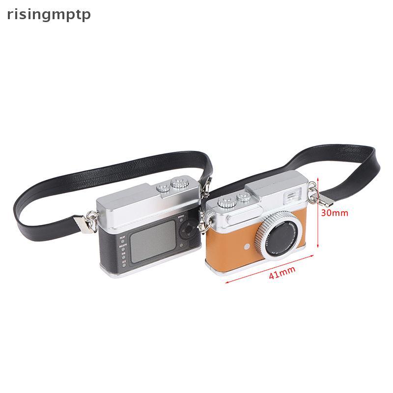 Risingmptp] 1 PC มินิกล้องรุ่น Dollhouse Miniature Retro กล้องตกแต่งของเล่นสามารถ Shine ใหม่