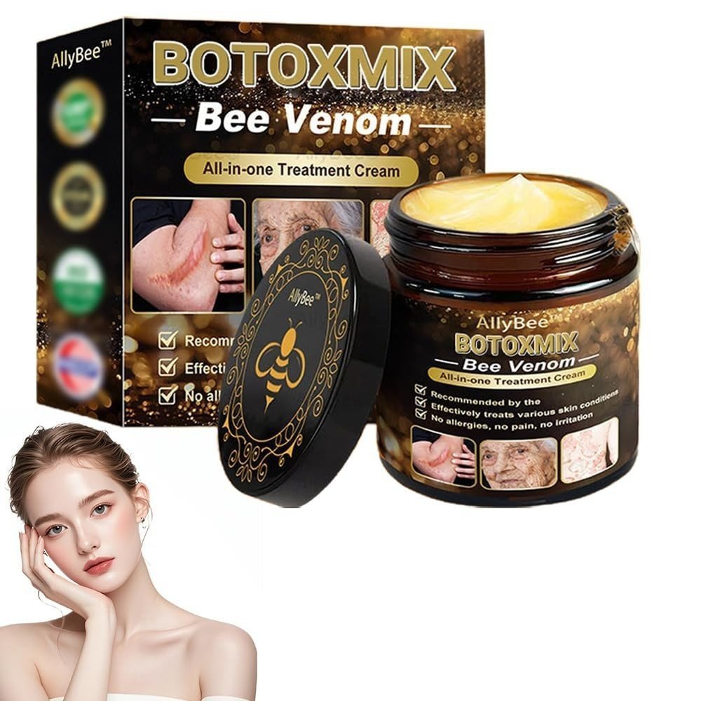 AllyBee Botox Bee Venom Skin Treatment Cream, Advanced Firming & Wrinkle-Reduction Cream, AllyBee Bo