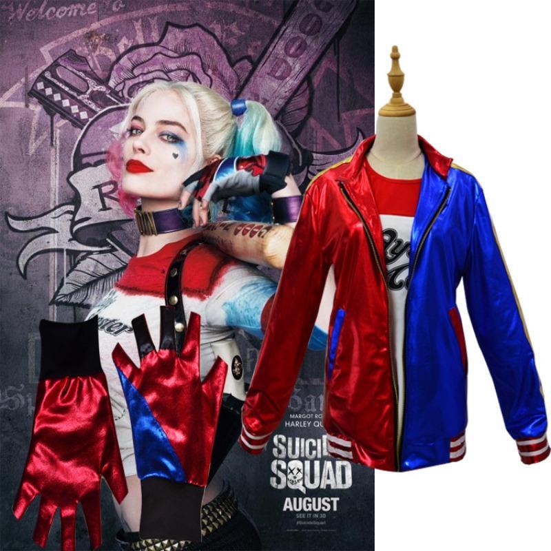 HrleyQuinn Suicide Squad ชุดคอสเพลย์ Harley Quinn