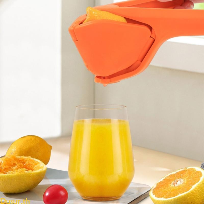 Dusur ประหยัดพื้นที่ Citrus Press Ergonomic Manual Operation Juice Maker อุปกรณ์ครัว