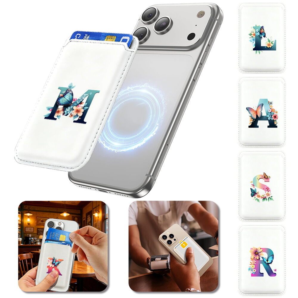 PREMIUM MAGNETIC LEATHER WALLET CARD HOLDER กระเป๋าสําหรับโทรศัพท์มือถือ MAGNETIC WALLET B