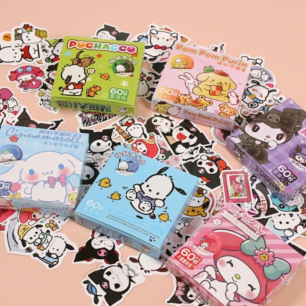 พร้อมส่งจากไทย!!! สติกเกอร์ติดเล็บ สติกเกอร์ลายนูน สติกเกอร์ 5D Sanrio Characters สติกเกอร์ตกแต่ง ติดโทรศัพท์ติดสิ่งของ