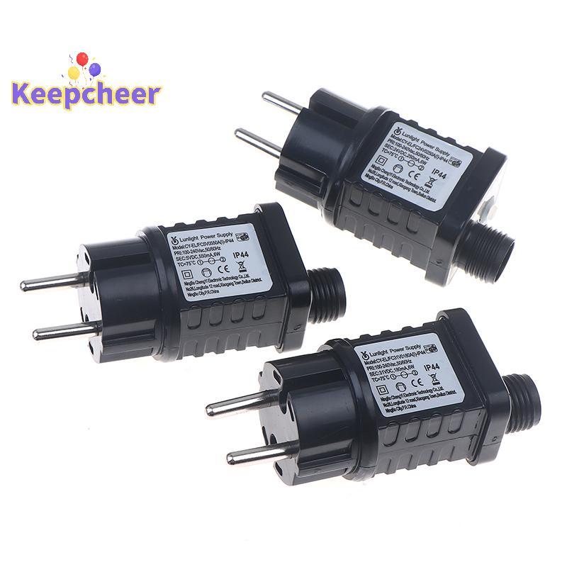 [Keepcheer] EU US UK Plug AC 220V 110V ถึง 31VDC 6W 24V 5V Transformer Plug Power Supply IP44 8 โหมด