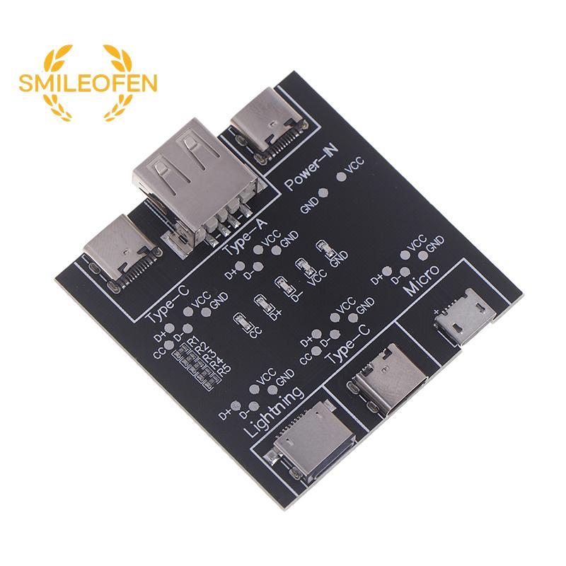 [Smileofen] 1PC สาย USB Data Line Test Board Cable Cheer USB Cable Tester Short Circuit On-Off Switc