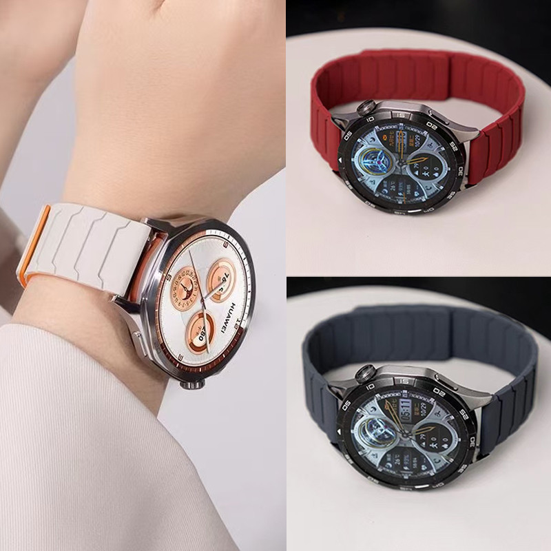 22 มม.ซิลิโคนแม่เหล็กสําหรับ Mibro นาฬิกา GS Pro2 Active2 Lite 3 Pro A1 A2 A3 X1 T2 C3 C4 T2 Lite3 A