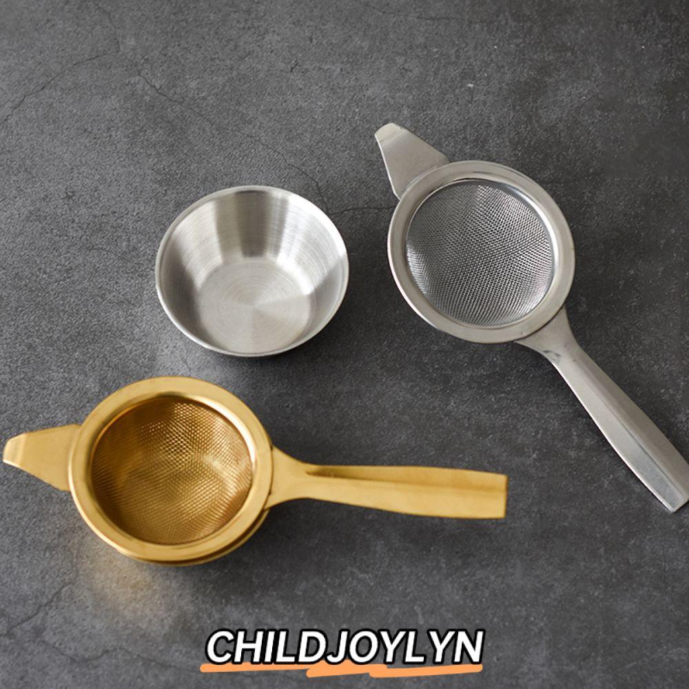 CHILDJOYLYN 1 ชุดกรองชา เครื่องครัวชั้นดี Kongfu พร้อมที่จับกาแฟสแตนเลส