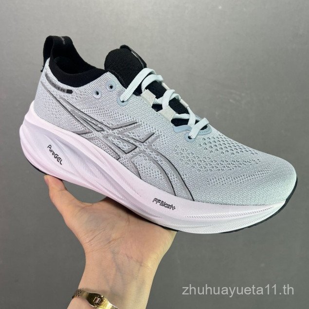 LXCI Asics Gel Nimbus 26 รองเท้าวิ่งผู้ชาย Nimbus 26 Sho Absorption รองเท้ากีฬา 1011B797005 2KRF